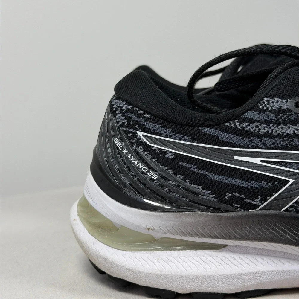ASICS Gel-Kayano 29 Womens 8 Running Shoes Black White 1012B272 Sneakers
